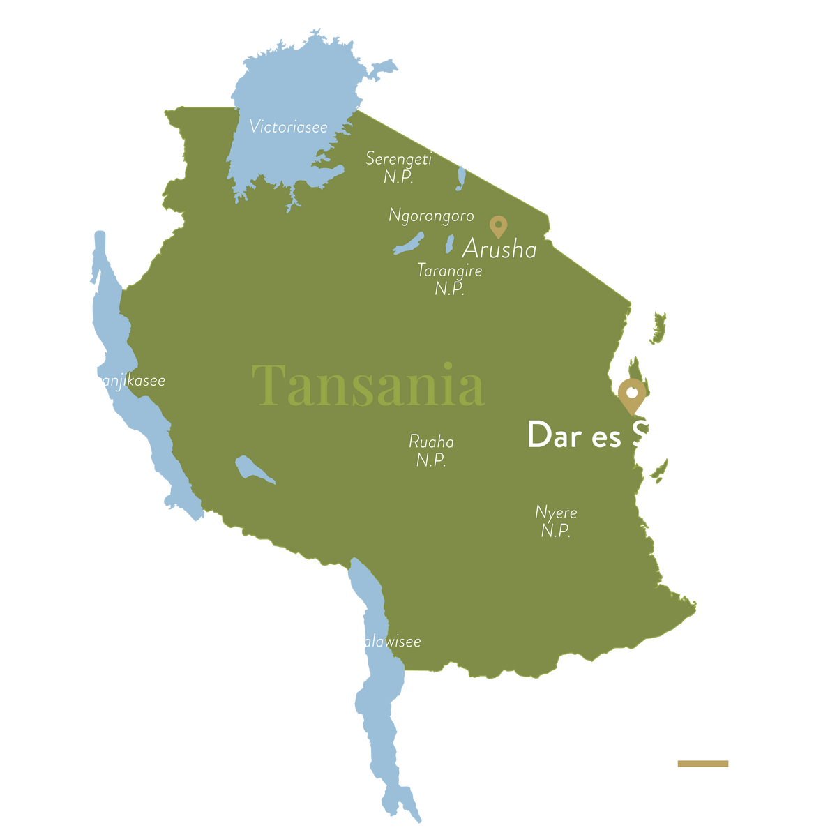 BPA Tansania Map Xl